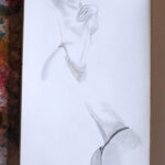 Anonymous muse doing five minute poses