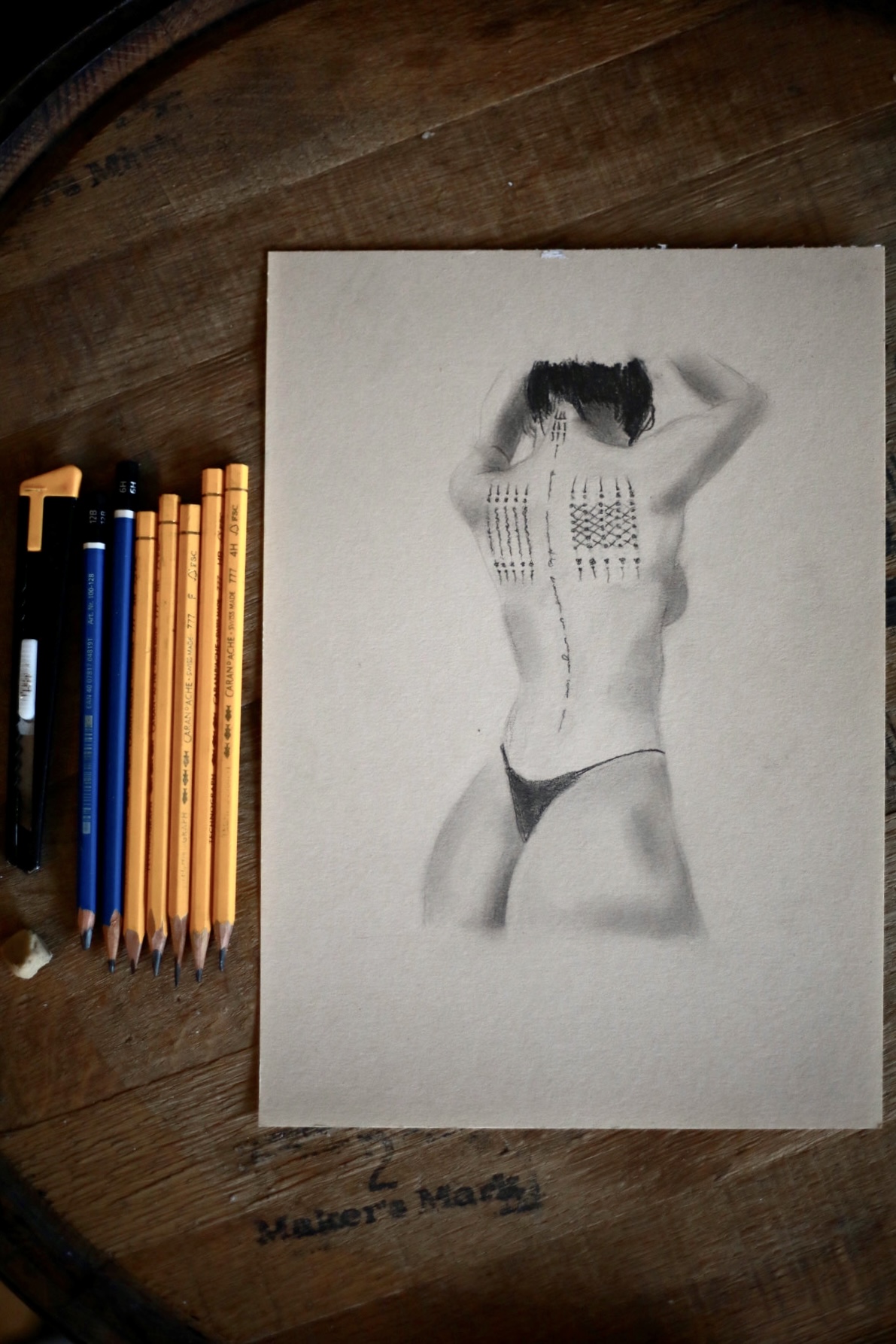 Nude drawing commissions