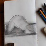 A notebook of nude drawings